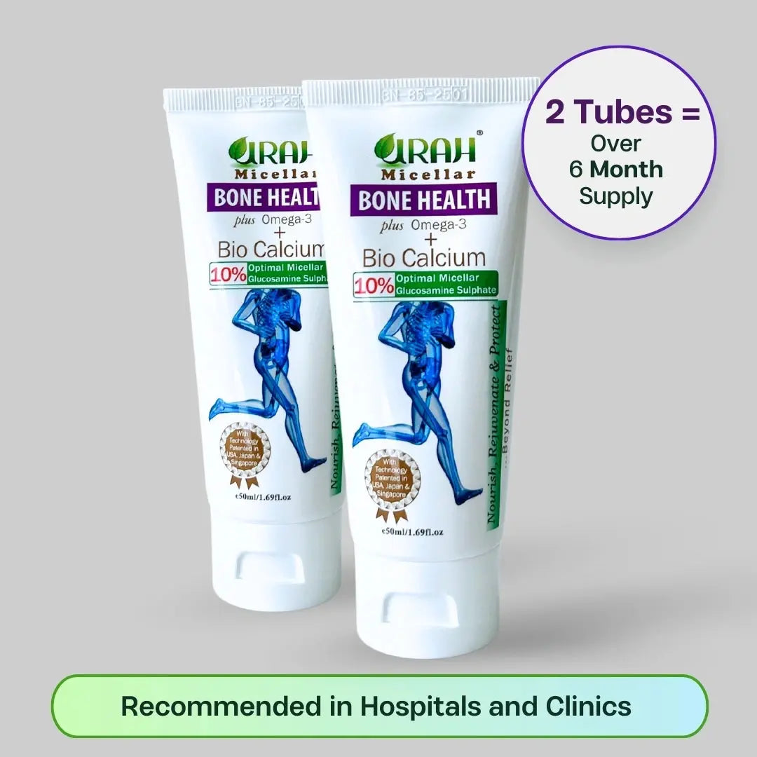 [Double Pack: 6-Month Supply] URAH Bone health Bio-Calcium Micellar Cream